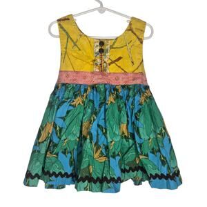 Platinum Matilda Jane Shasta Tops 1/1 Rare Twiggie Ric Rac Multi Print Girl 4